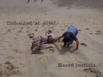 [Defended al débil...Haced justicia (Salmo 82.3)]