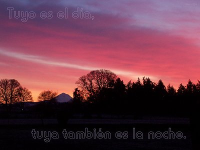 [Tuyo es el d&iacute;a, tuya tambi&eacute;n es la noche (Salmo 74.16)]