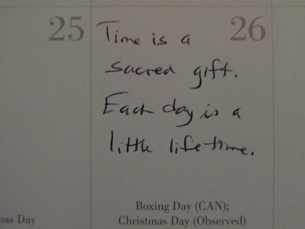 a quote for December 26