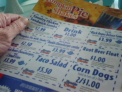 Arctic Circle coupon sheet