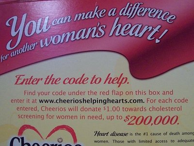 Cheerios: Another woman's heart