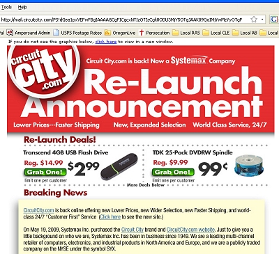 Circuit City email