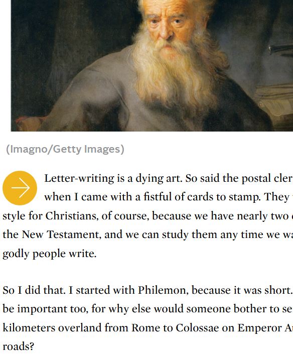 Dear Philemon | Andree Seu Peterson | World Magazine