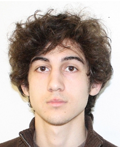 mug shot of Dzhokar Tsarnaev, Boston Bomber #2