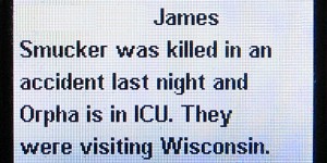 James Smucker was killed