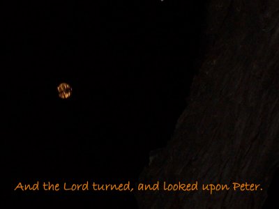 [And the Lord turned, and looked upon Peter (Luke 22:61)]