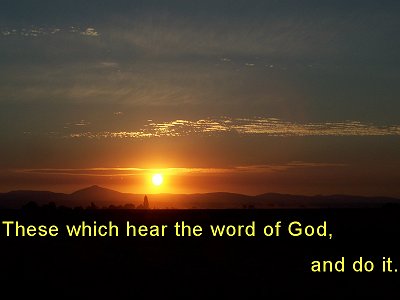 [These which hear the word of God, and do it (Luke 8:21)]
