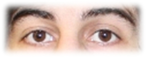 Dzhokar Tsarnaev's eyes up close