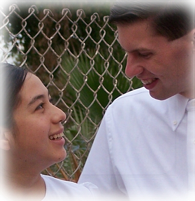 Philip and Perla Strubhar on their wedding day in Ahome, Sinaloa, Mexico