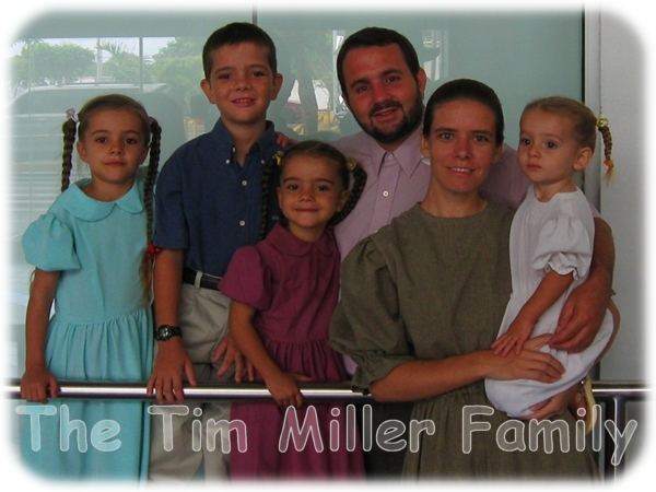 The family of Timothy David Miller of Nicaragua