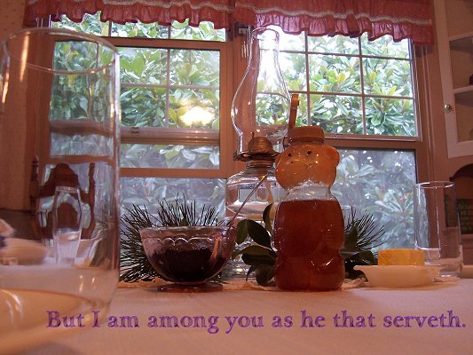 [But I am among you as he that serveth (Luke 22:27)]